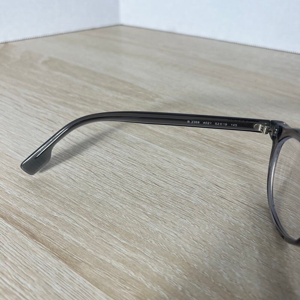 Burberry Archie B2368 4021 Eyeglasses Grey Translucent Frames 52-19-145 - Picture 5 of 13